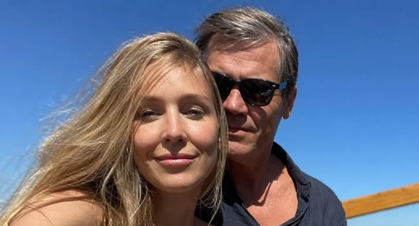 Kathryn Boyd Brolin with Josh Brolin