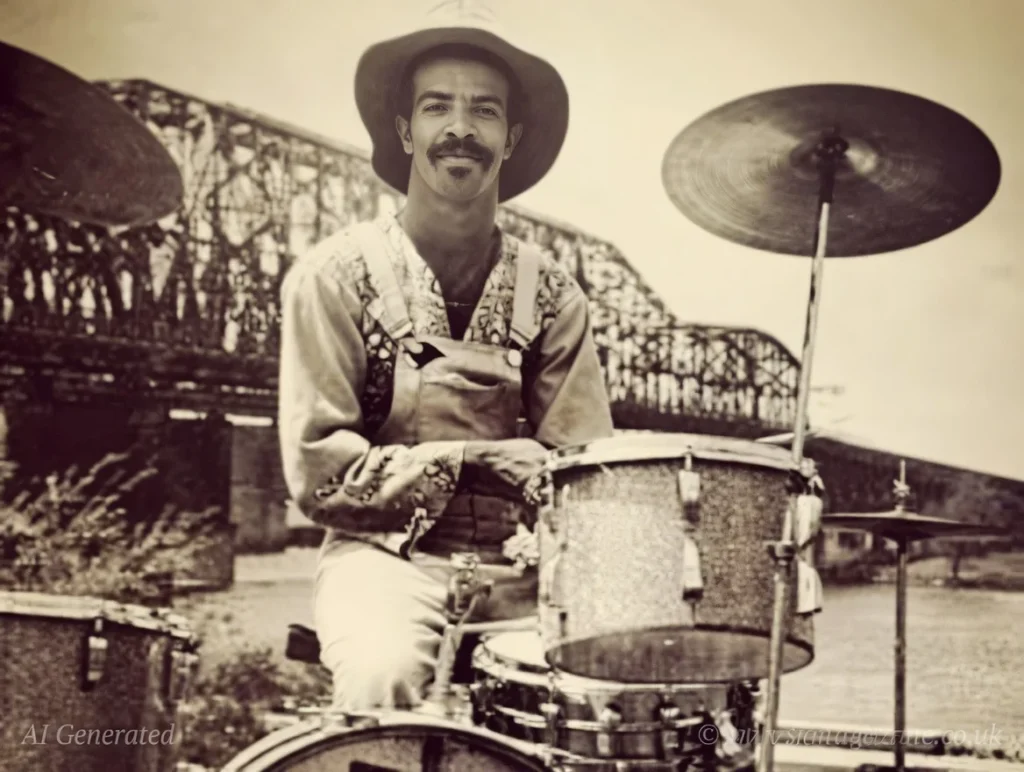 old Musician Dennis Graham