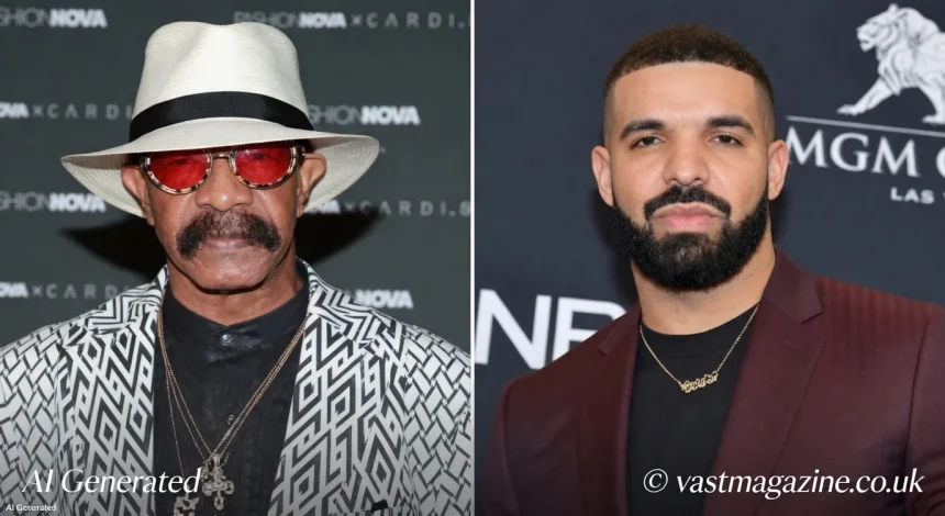 Dennis Graham and his son Drake