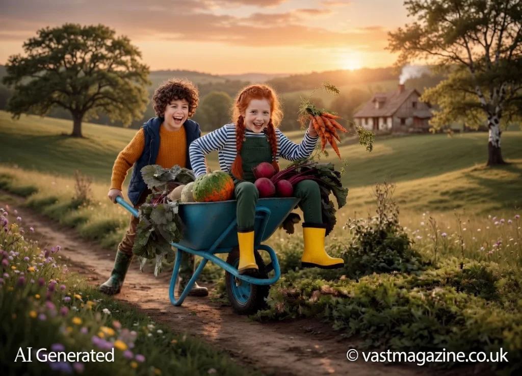 Traditional family life and homeschooling in rural setting