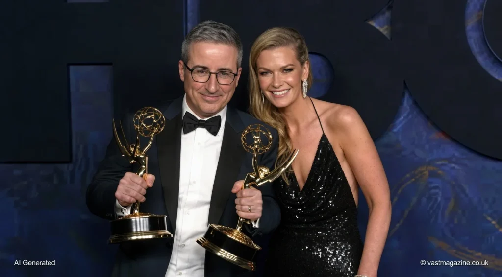 John Oliver and Kate Norley