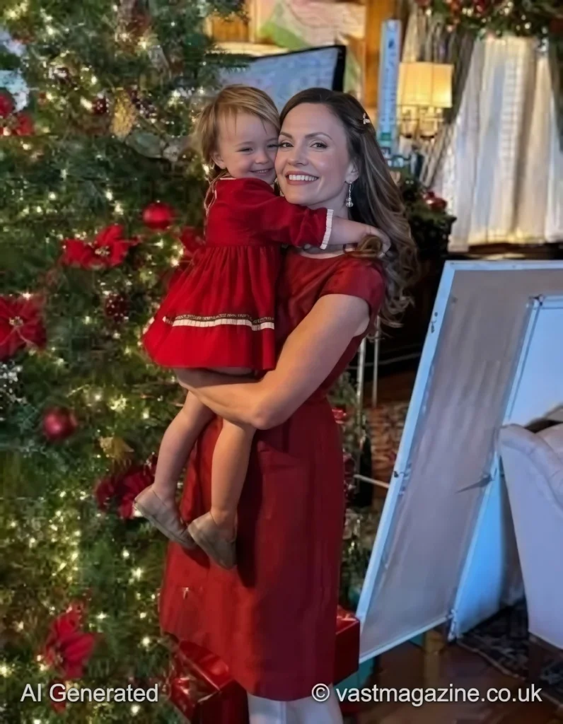 Rachel Boston with her Child